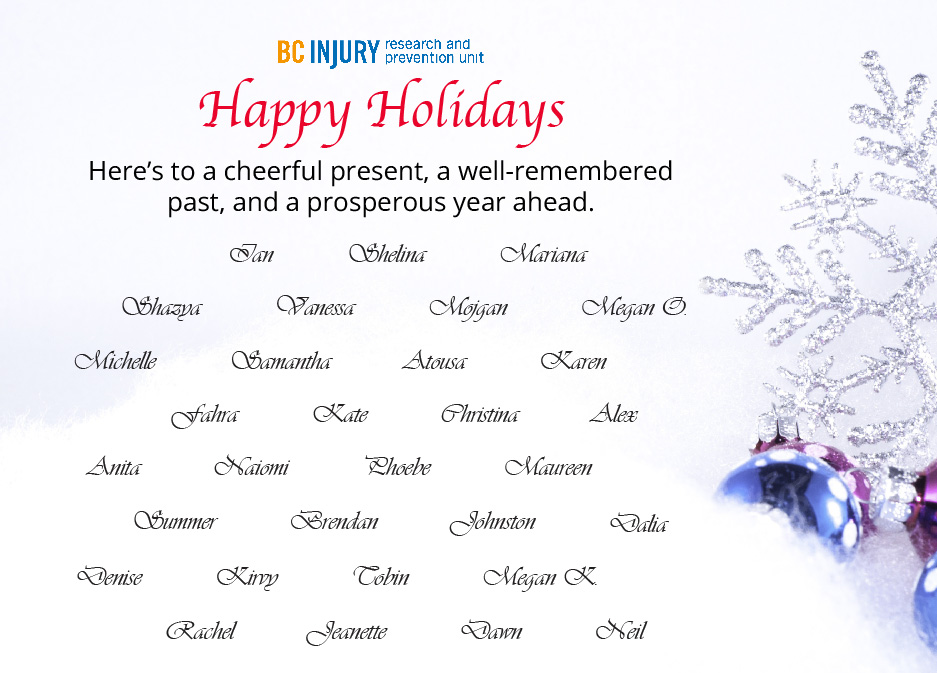 Happy Holidays from the BCIRPU 2022