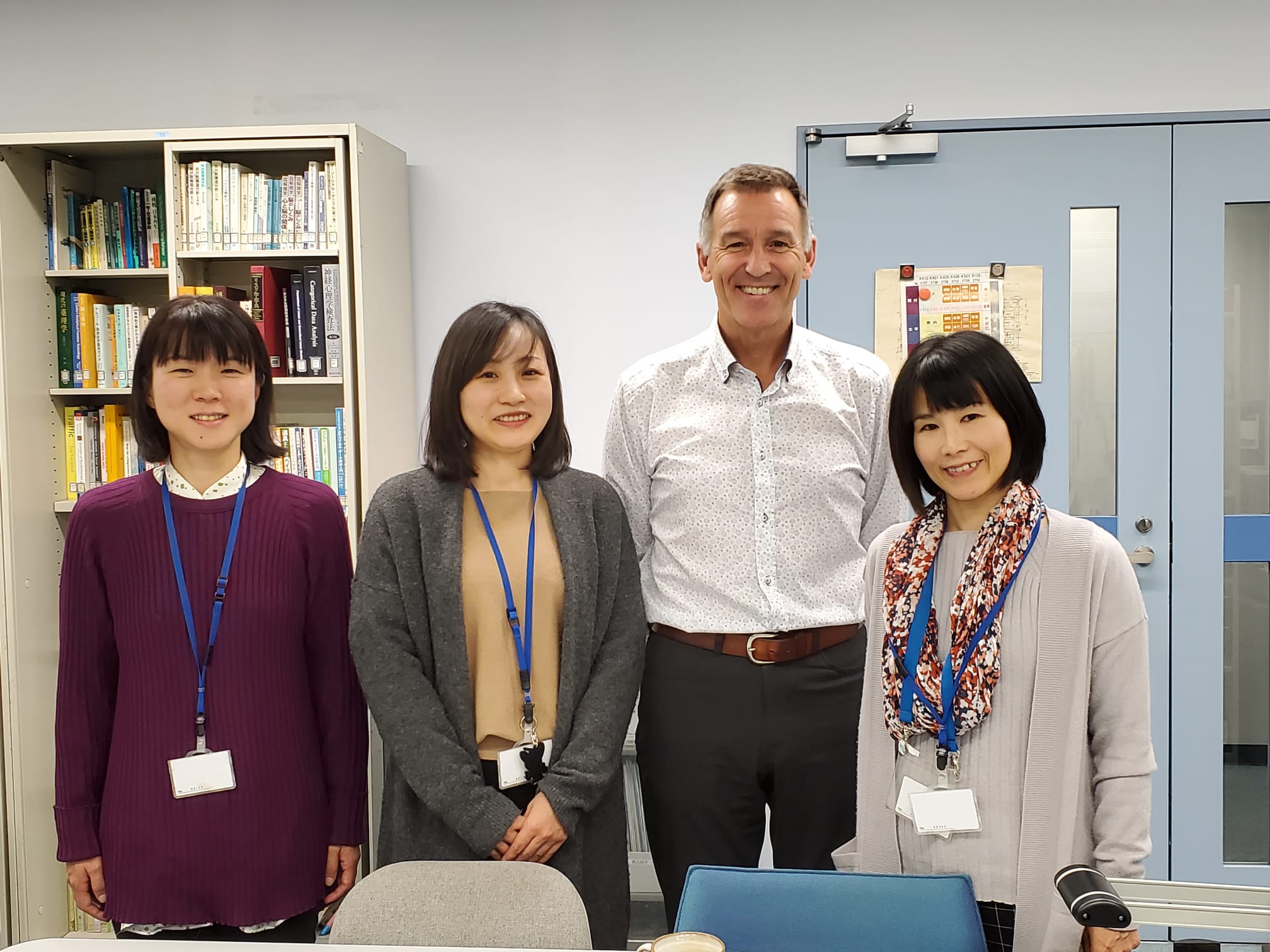 Dr. Ian Pike and his research colleagues in Japan, 2019